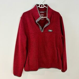 L.L.Bean Sweater Fleece Pullover - Large